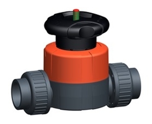 +GF+514型隔膜閥，PVC-U 帶NPT內螺紋承插端