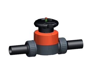 +GF+514型隔膜閥,PVC-U 帶PE100 SDR11電熔焊對焊端 公制